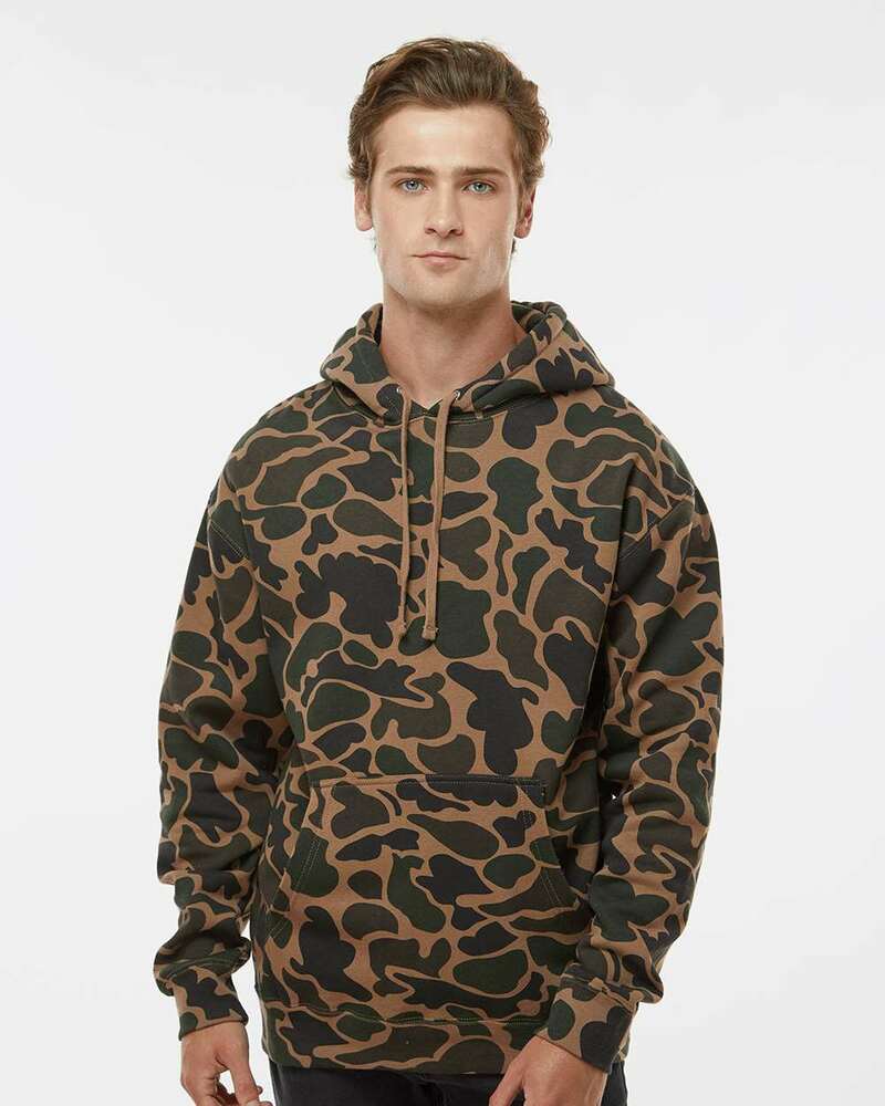 Independent Trading Co. IND4000 Heavyweight Hooded Sweatshirt Front Fullsize"