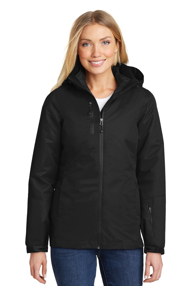 port authority l332 ladies vortex waterproof 3-in-1 jacket Front Fullsize