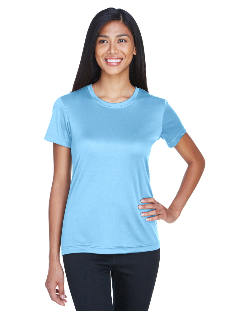 UltraClub 8620L Ladies' Cool & Dry Basic Performance T-Shirt Front Fullsize"