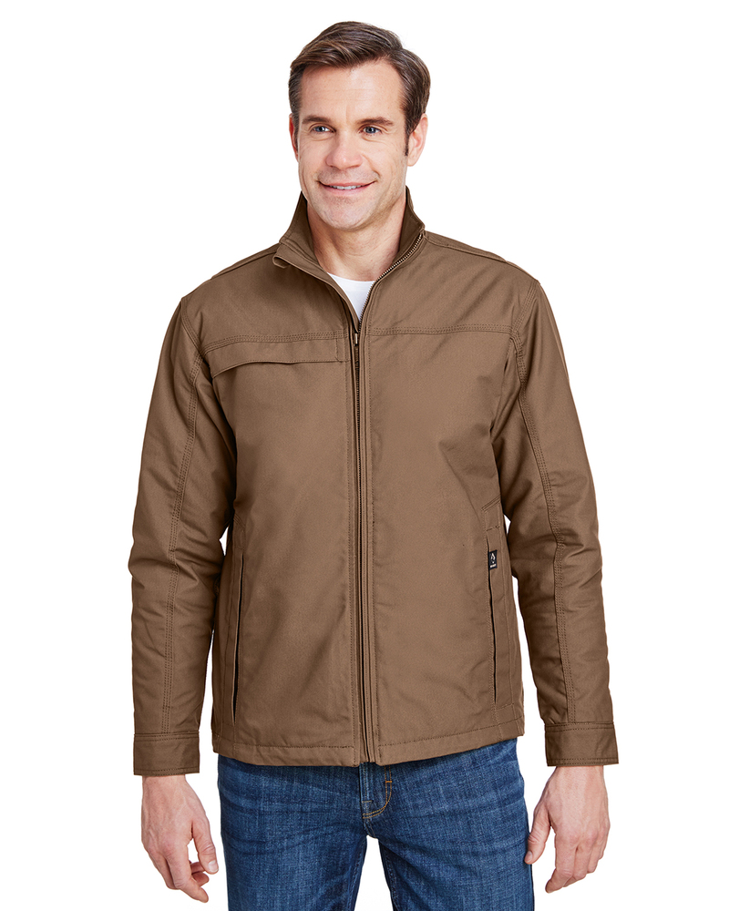 dri duck 5066 men's 8.5oz, 60% cotton/40% polyester storm shield tm canvas sequoia jacket Front Fullsize