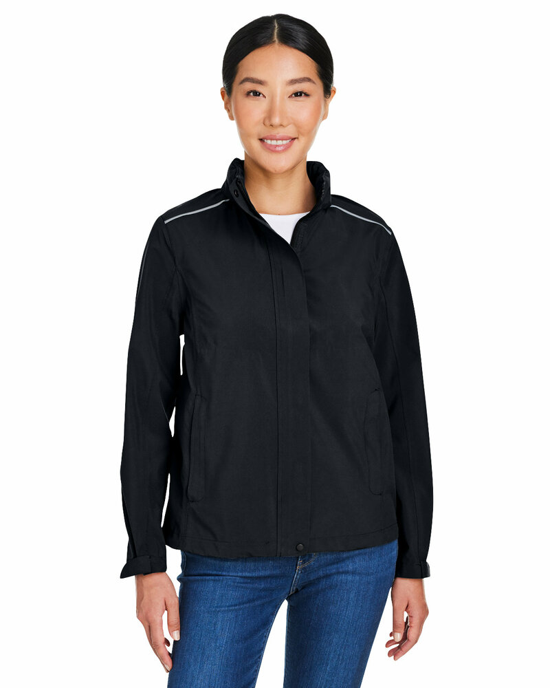 core365 ce712w ladies' barrier rain jacket Front Fullsize