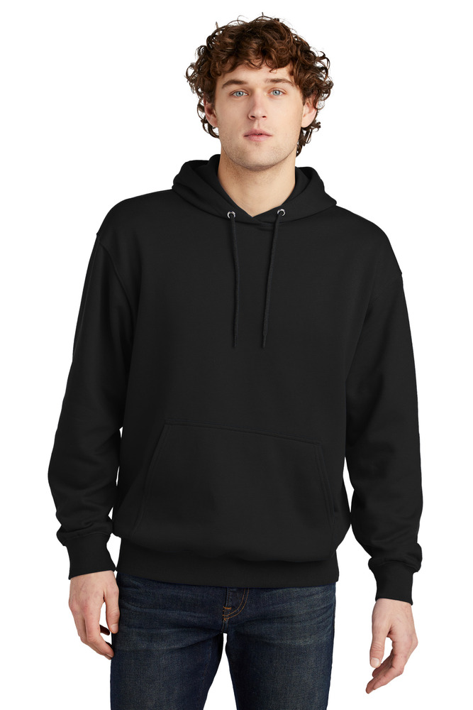 port & company pc79h fleece pullover hooded sweatshirt Front Fullsize