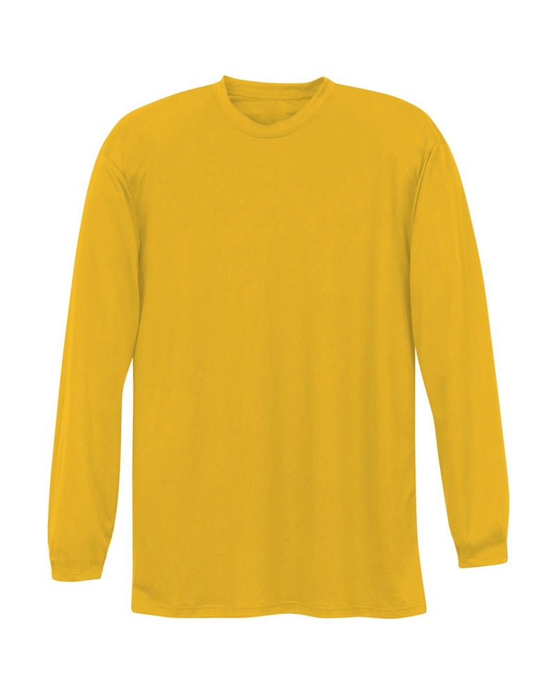 A4 N3165 Cooling Performance Long Sleeve T-Shirt Front Fullsize"