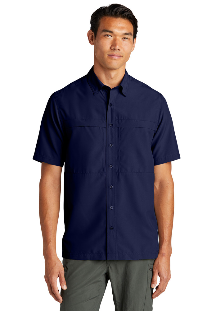 Port Authority W961 Short Sleeve UV Daybreak Shirt Front Fullsize"