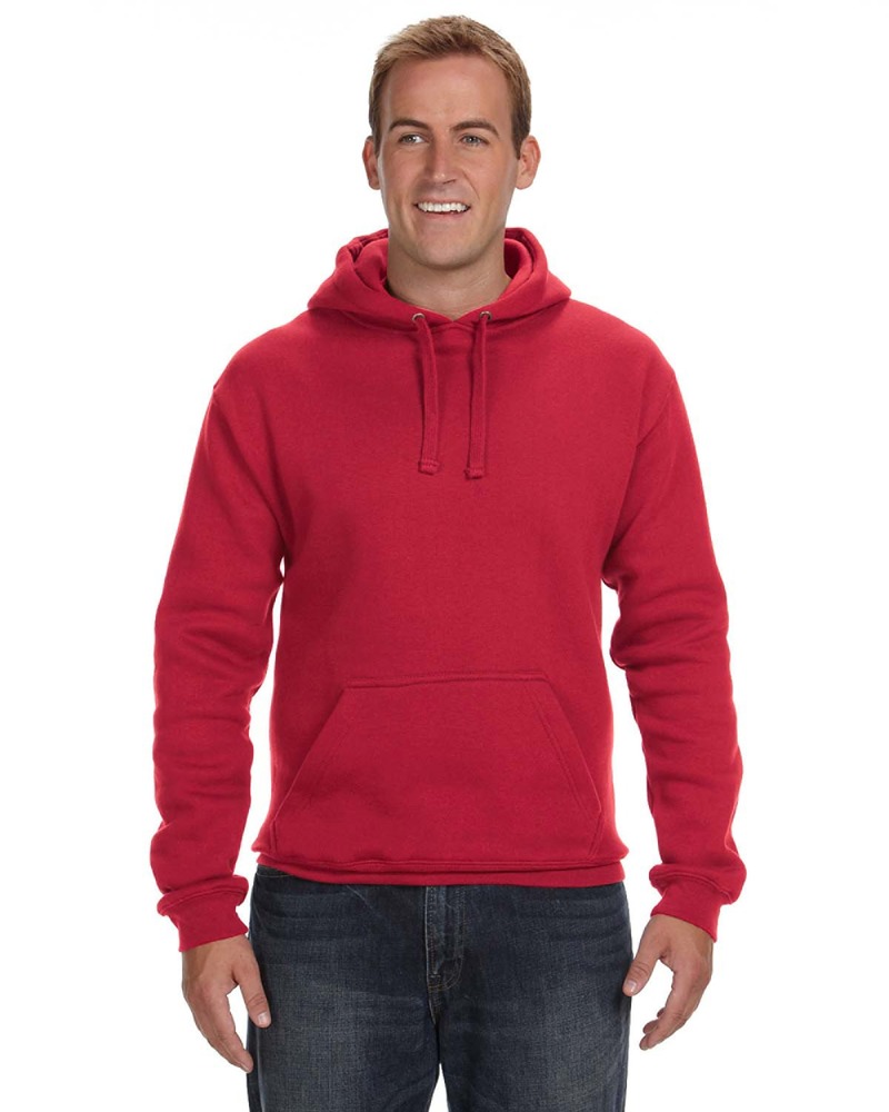 J America JA8824 Adult Premium Fleece Pullover Hooded Sweatshirt Front Fullsize"