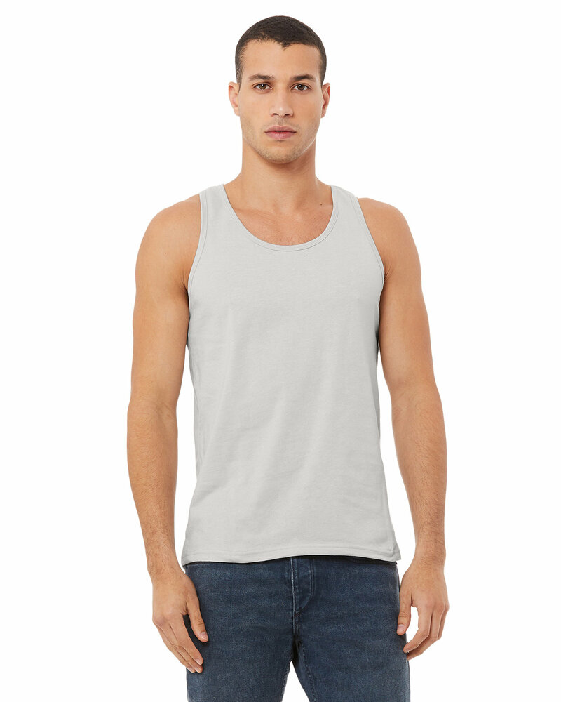 bella + canvas 3480 unisex jersey tank Front Fullsize