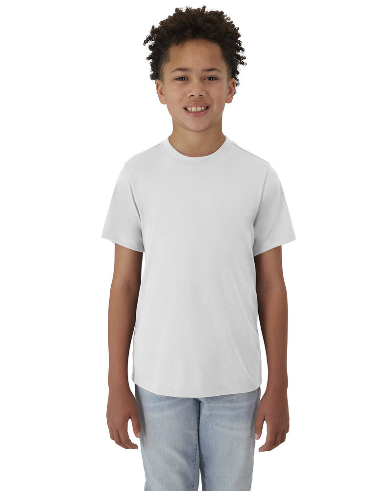 hanes 484y youth cool-dri cotton touch t-shirt Front Fullsize