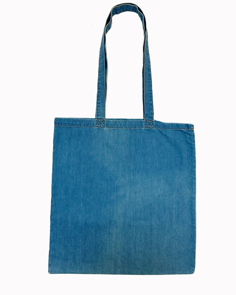 Liberty Bags 7760A Denim Tote Bag Front Fullsize"