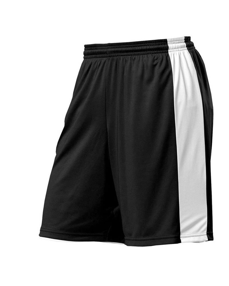 a4 nb5284 youth reversible moisture management shorts Front Fullsize