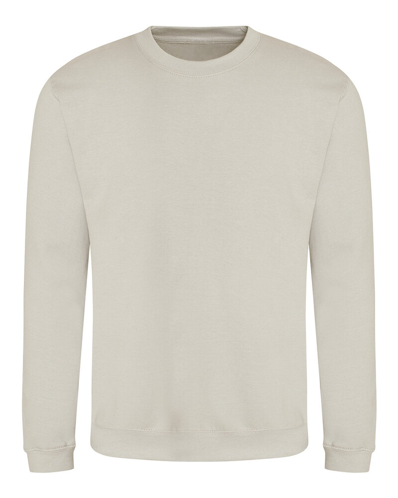 Just Hoods By AWDis JHA030 Adult Midweight College Crewneck Sweatshirt Front Fullsize"