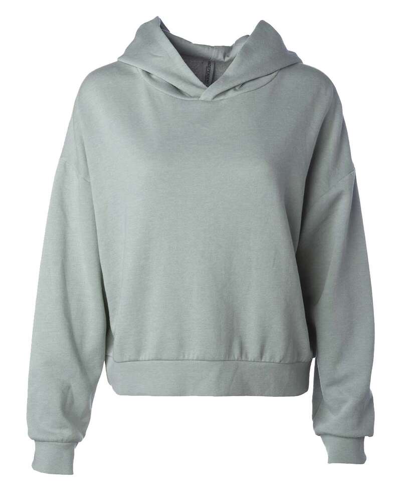 independent trading co. prm2600 women's california wave wash sunday hooded sweatshirt Front Fullsize