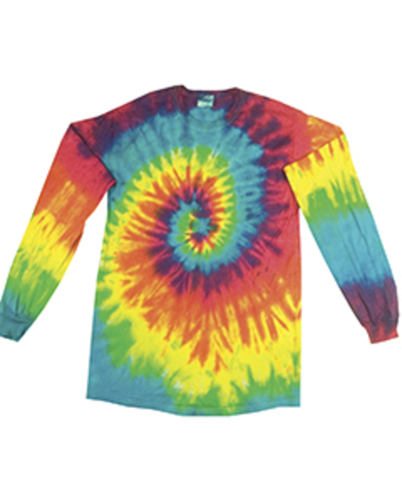 Tie-Dye CD2000Y Youth Long-Sleeve Tee Front Fullsize"