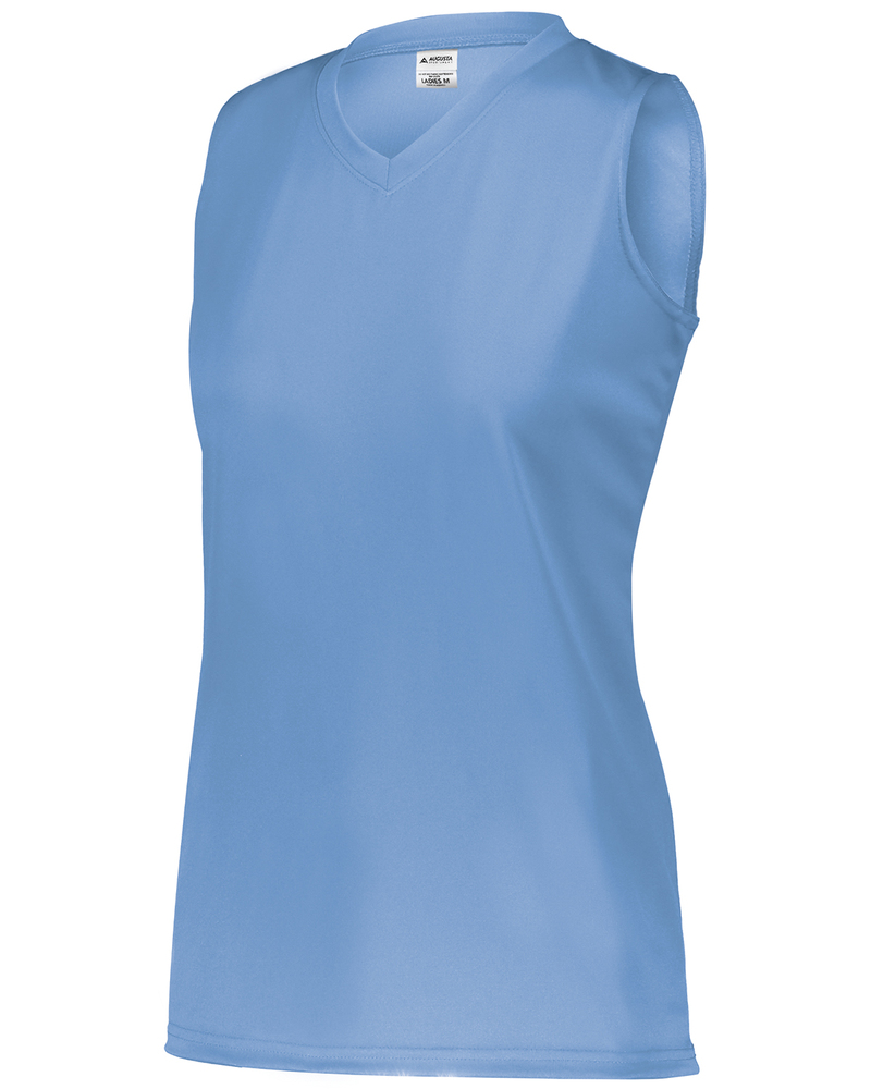 augusta sportswear 4794 ladies' sleeveless wicking attain jersey Front Fullsize