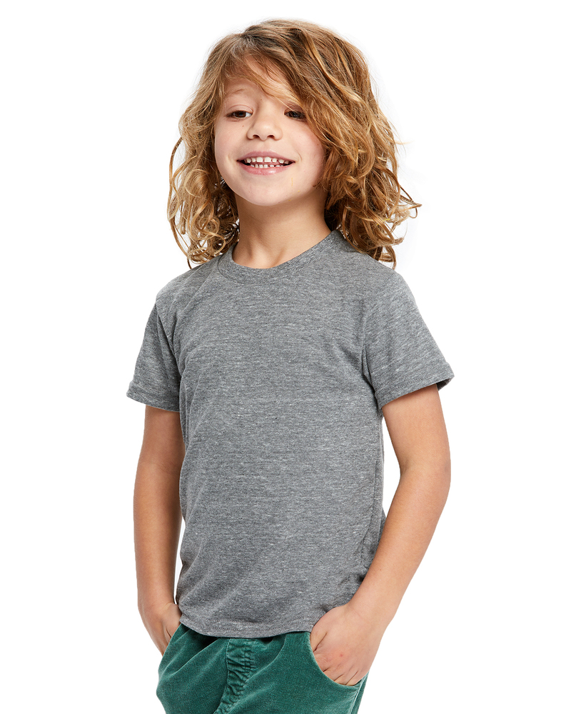 us blanks us2500k toddler tri-blend crewneck t-shirt Front Fullsize