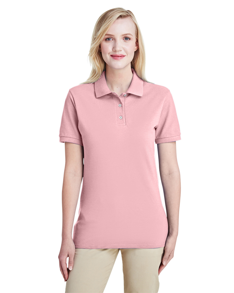 jerzees 443wr ladies' 6.5 oz. premium 100% ringspun cotton piqué polo Front Fullsize