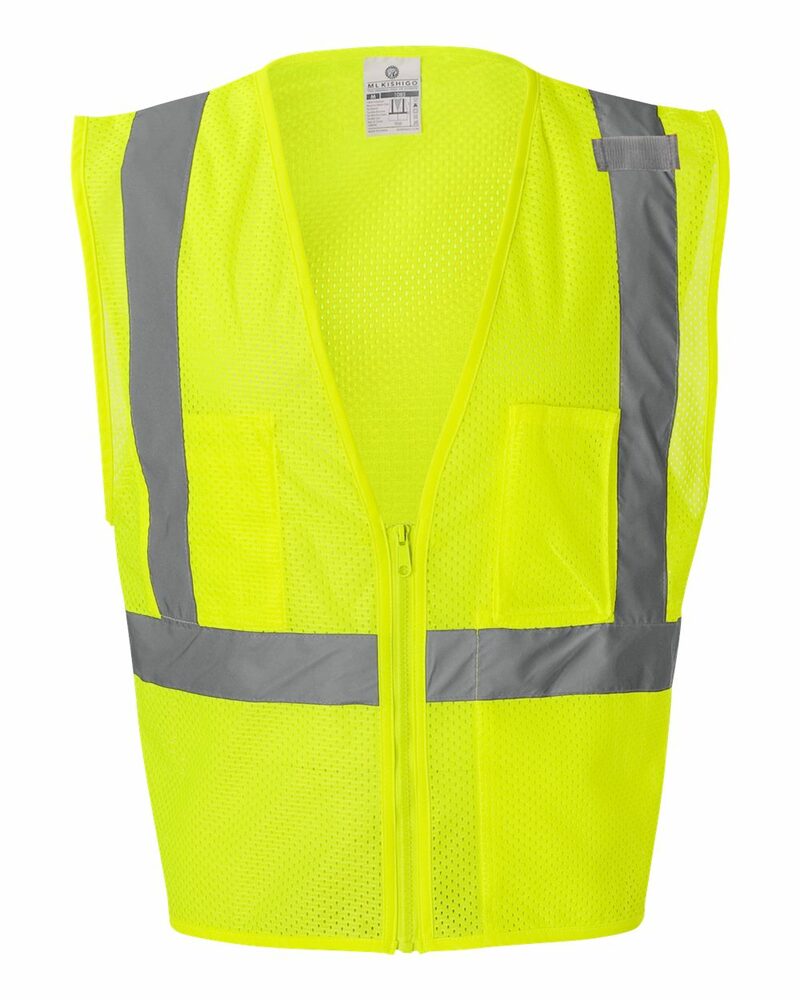 kishigo 1085-1086 ultra-cool™ mesh vest with pockets Front Fullsize