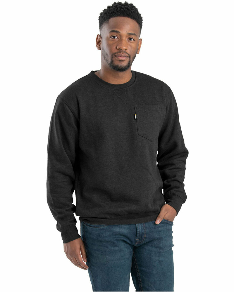 berne sp415 unisex heritage crewneck sweatshirt Front Fullsize