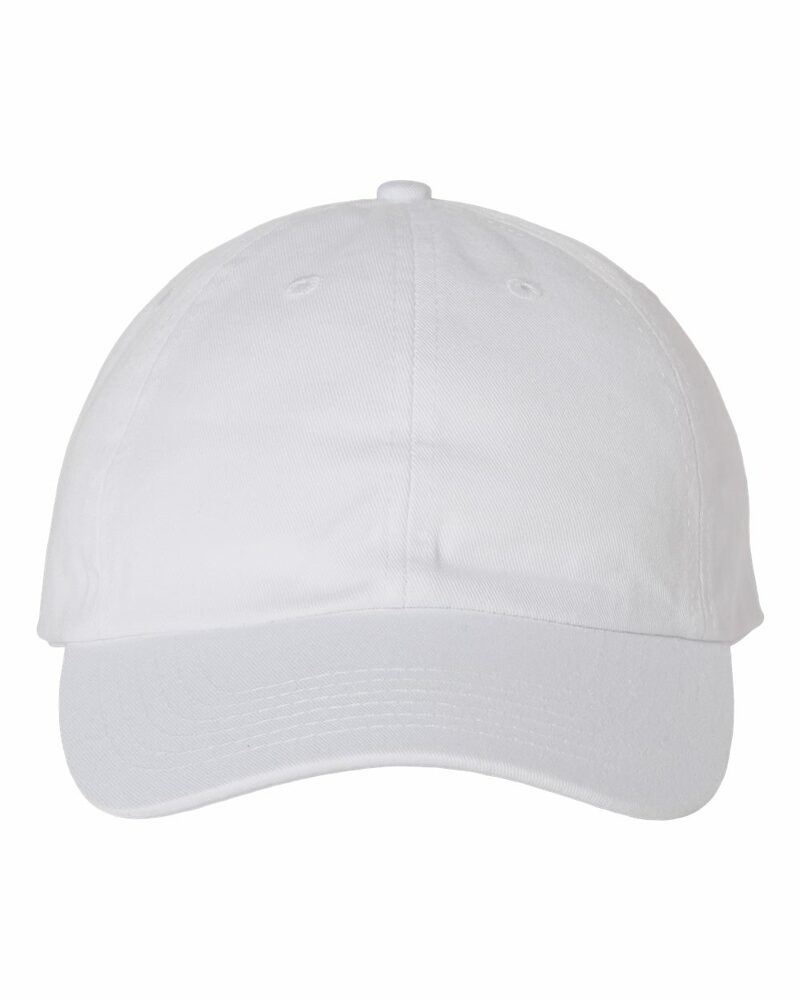 Valucap VC300A Adult Bio-Washed Classic Dad’s Cap Front Fullsize"