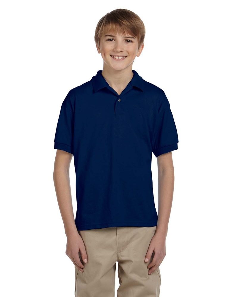 gildan g880b youth dryblend ® 6-ounce jersey knit sport shirt Front Fullsize