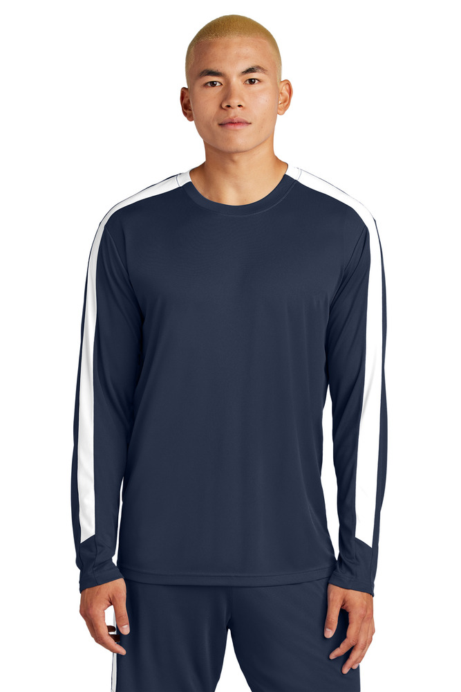 Sport-Tek ST100LS Competitor ™ United Long Sleeve Crew Front Fullsize"