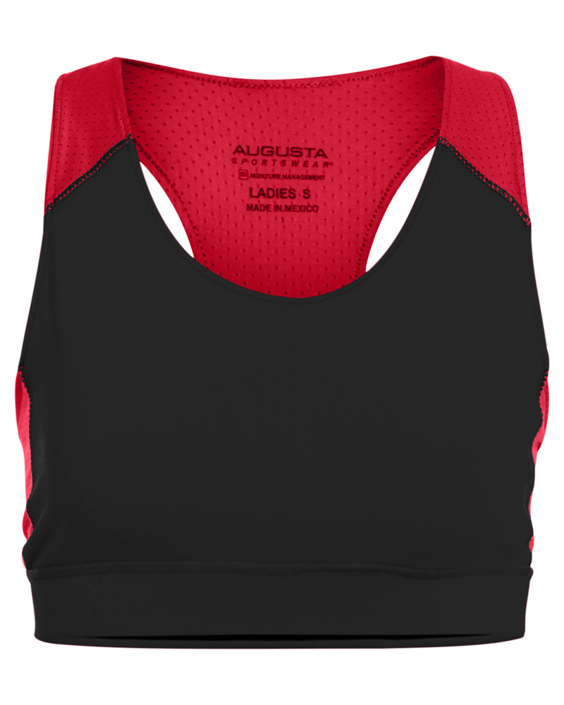 augusta sportswear 2417 ladies all sport sports bra Front Fullsize