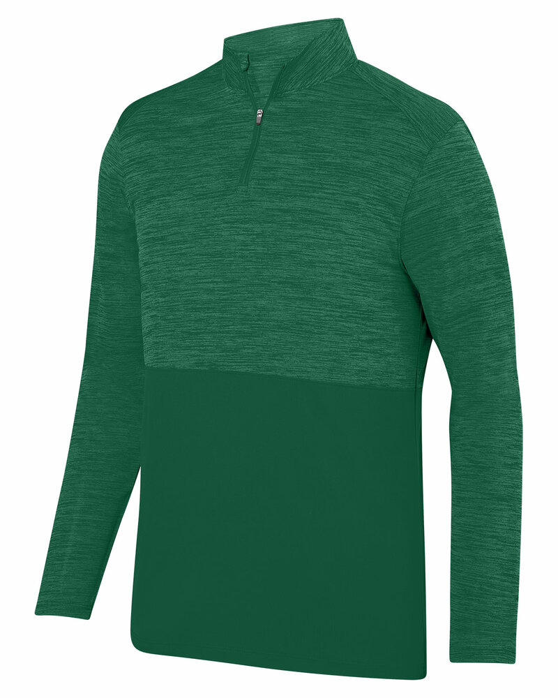 augusta sportswear ag2908 shadow tonal heather 1/4 zip pullover Front Fullsize