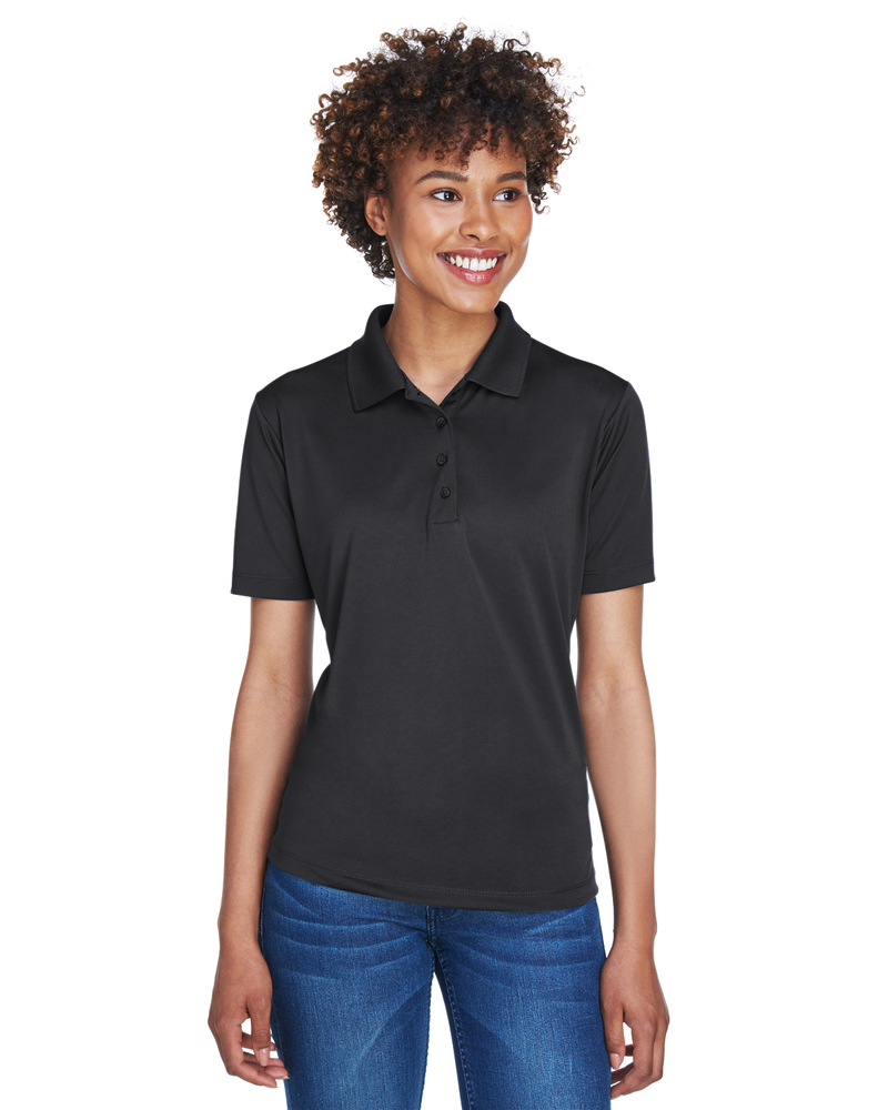 ultraclub 8610l ladies' cool & dry 8-star elite performance interlock polo Front Fullsize