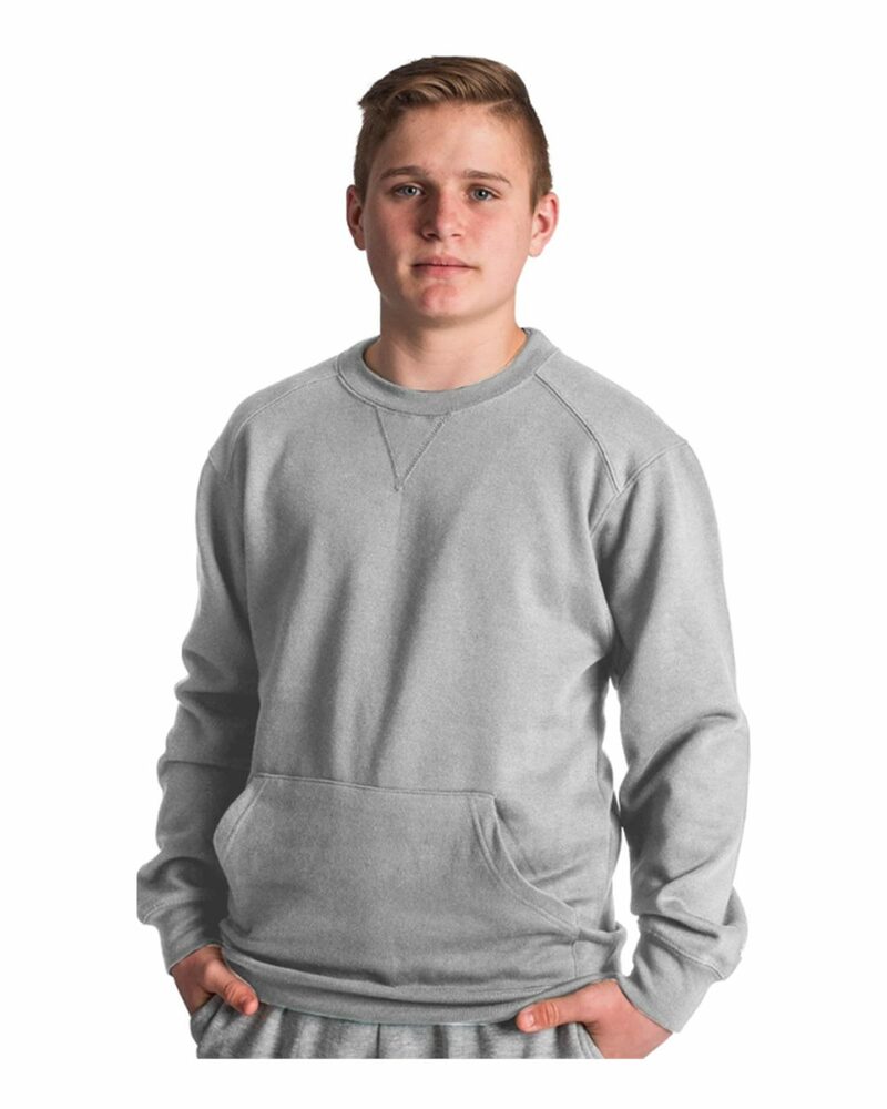 Badger Sport 1252 Pocket Crew Front Fullsize"