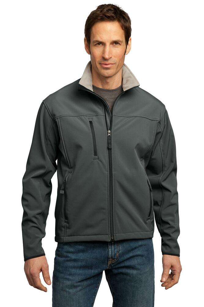 port authority tlj790 tall glacier ® soft shell jacket Front Fullsize