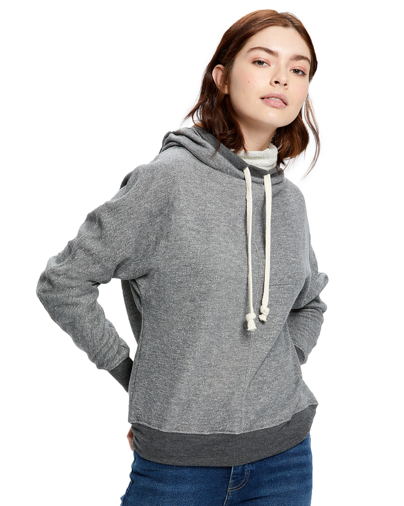 US Blanks US897 Unisex French Terry Snorkel Pullover Sweatshirt Front Fullsize"