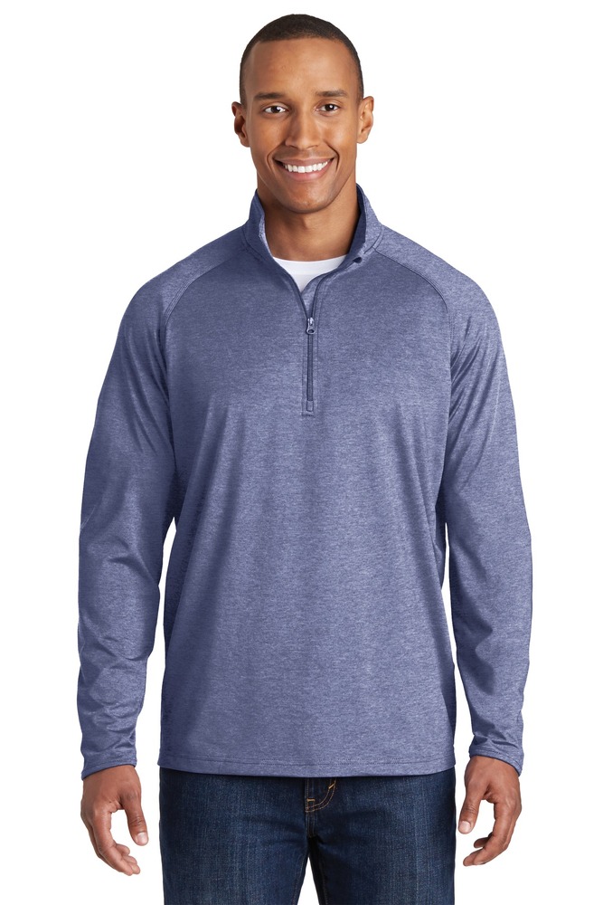 Sport-Tek ST850 Sport-Wick ® Stretch 1/4-Zip Pullover Front Fullsize"