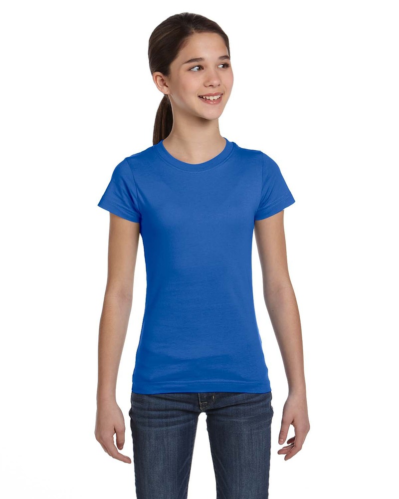 LAT 2616 Girls' Fine Jersey T-Shirt Front Fullsize"