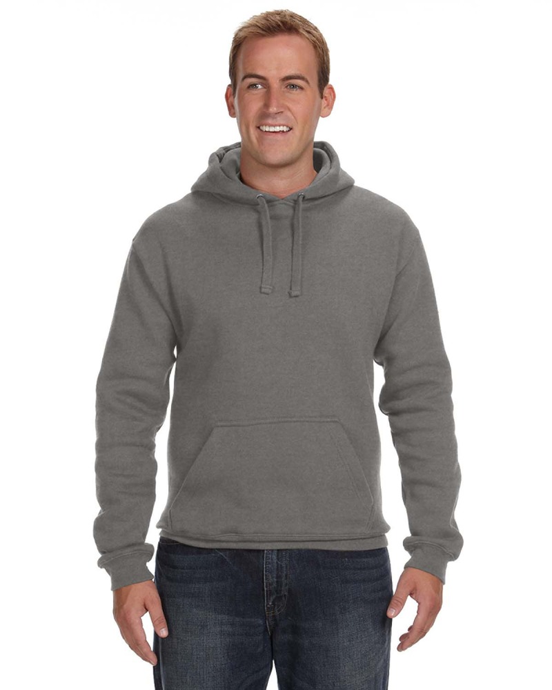 J America JA8824 Adult Premium Fleece Pullover Hooded Sweatshirt Front Fullsize"
