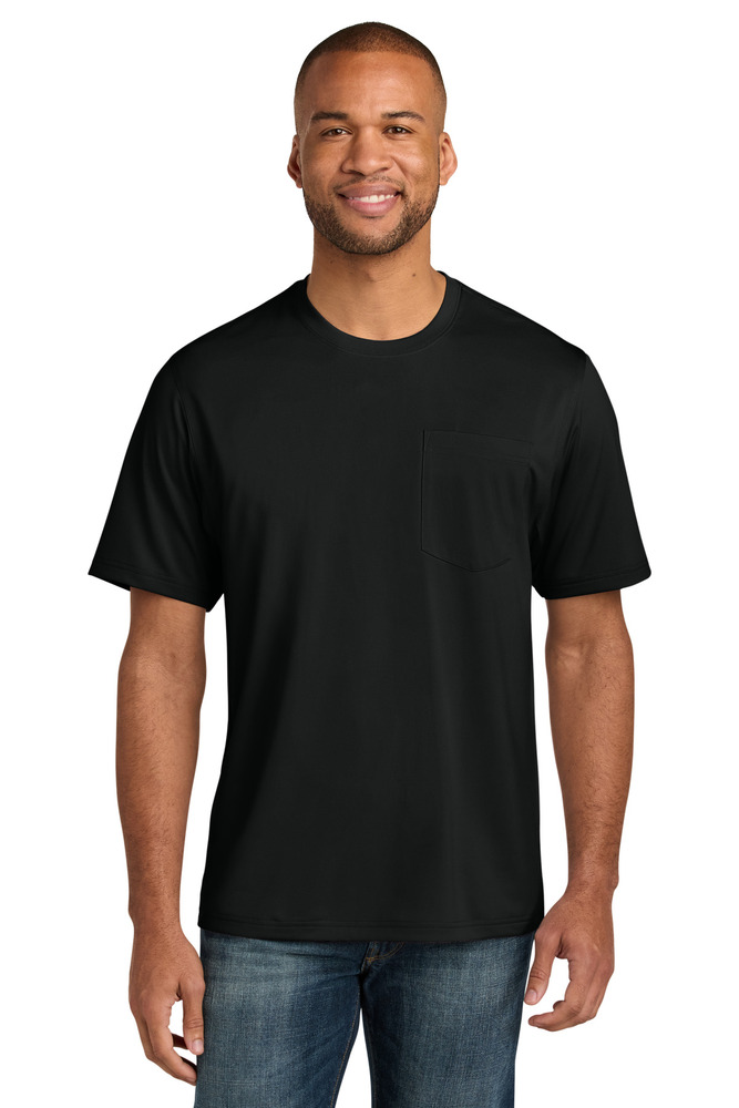 CornerStone CS440P Workwear Pro Short Sleeve Pocket Tee Front Fullsize"
