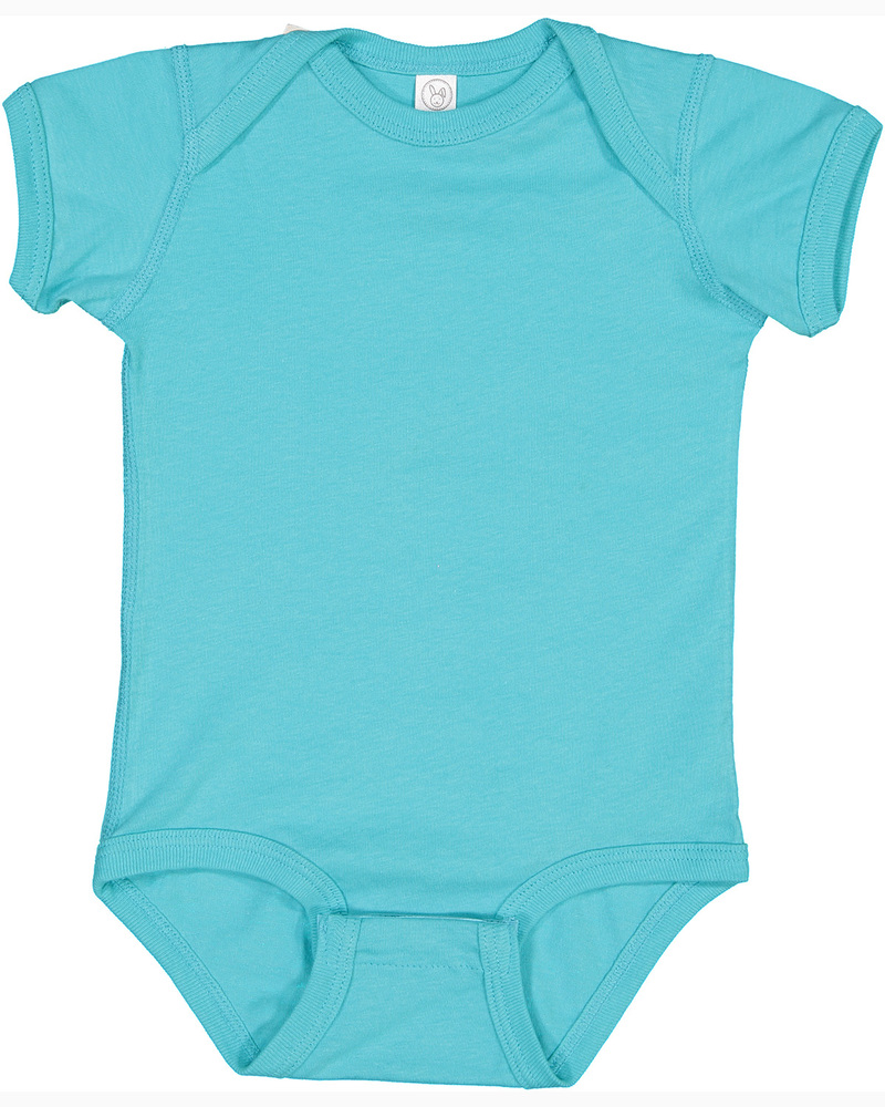 Rabbit Skins 4424 Infant Fine Jersey Bodysuit Front Fullsize"