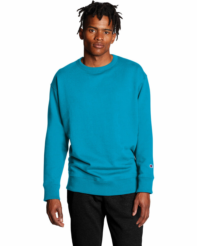 Champion S600 Adult Powerblend® Crewneck Sweatshirt Front Fullsize"