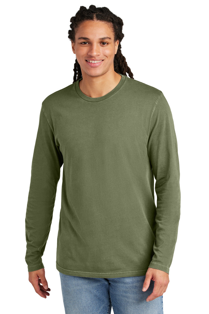 district dt2103 wash ™ long sleeve tee Front Fullsize