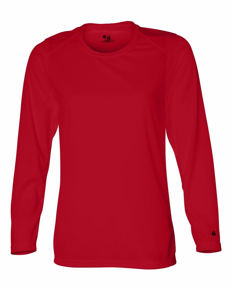 Badger Sport 4164 B Core Women's L/S Tee Front Fullsize"