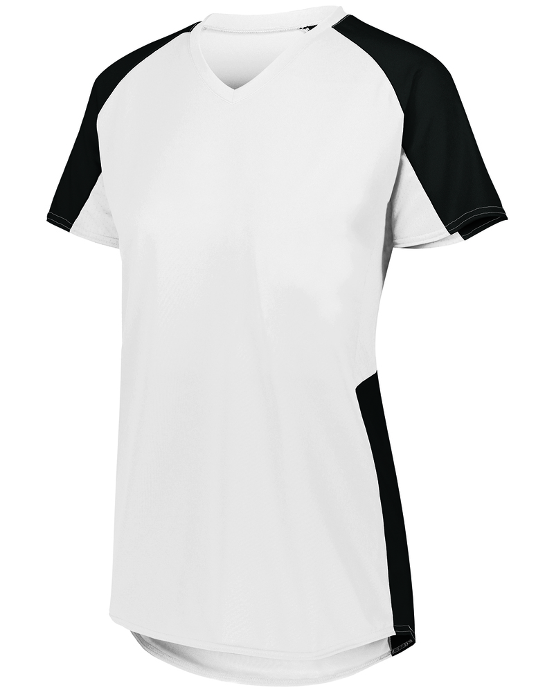 augusta sportswear 1523 girls cutter jersey t-shirt Front Fullsize