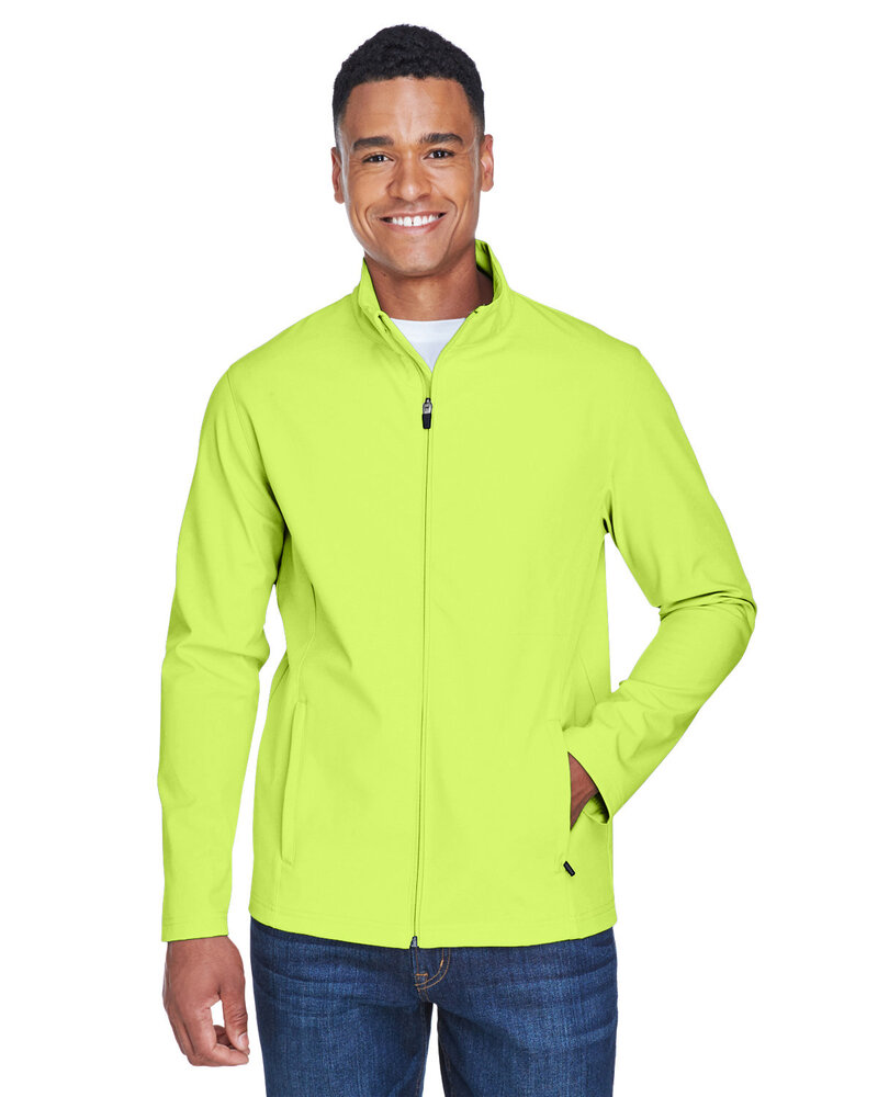 Team 365 TT80 Men's Leader Soft Shell Jacket Front Fullsize"