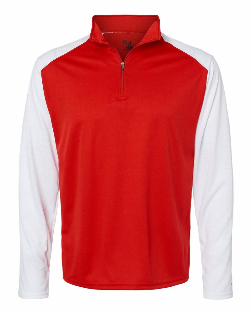 Badger Sport 4231 Breakout Quarter-Zip Pullover Front Fullsize"