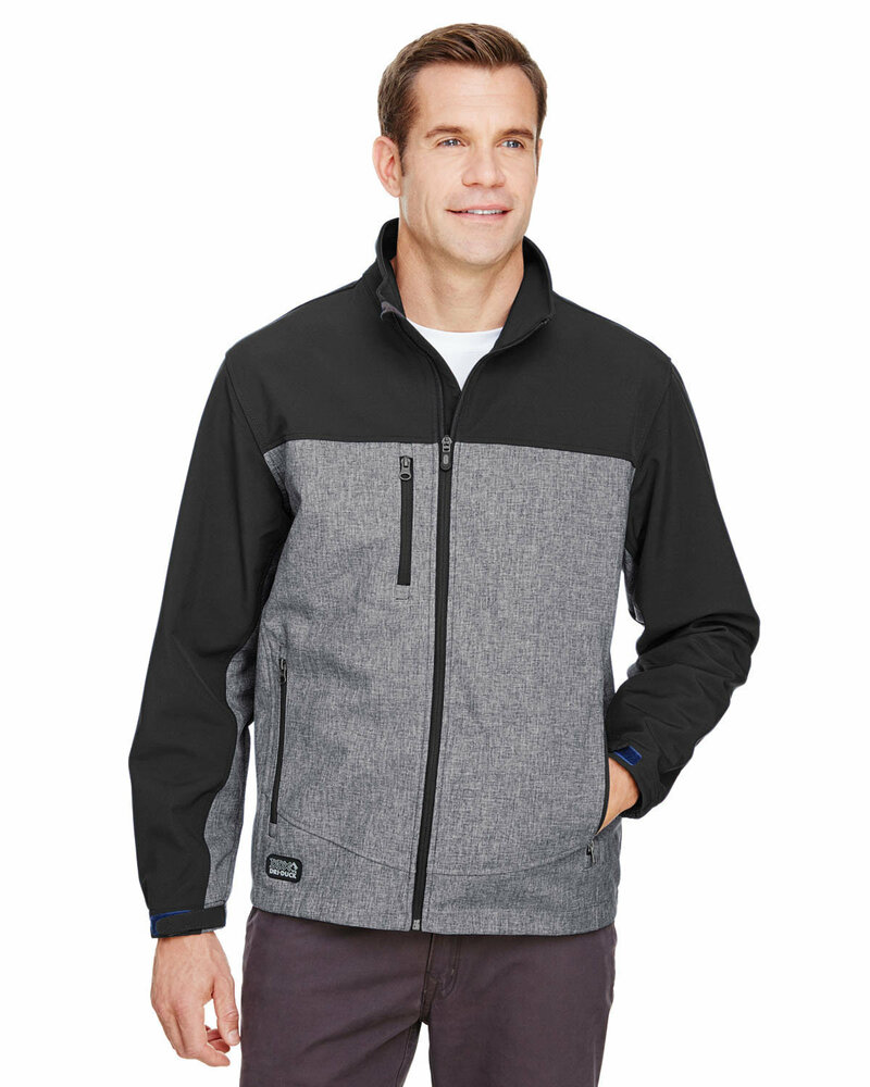 Dri Duck 5350T Men's Tall Water-Resistant Soft Shell Motion Jacket Front Fullsize"