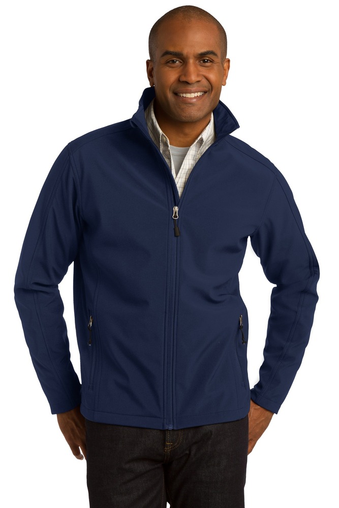 Port Authority TLJ317 Tall Core Soft Shell Jacket Front Fullsize"