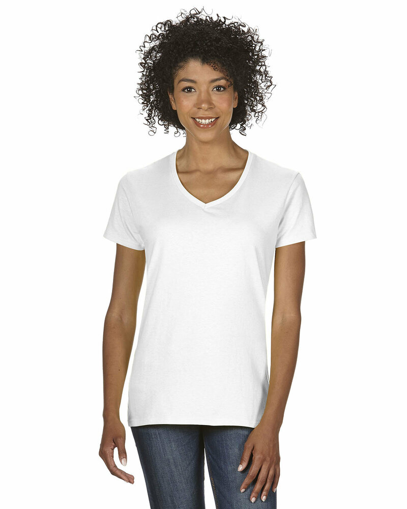 gildan g500vl ladies heavy cotton ™ 100% cotton v-neck t-shirt Front Fullsize