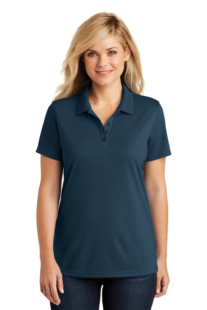 port authority lk110 ladies dry zone ® uv micro-mesh polo Front Fullsize