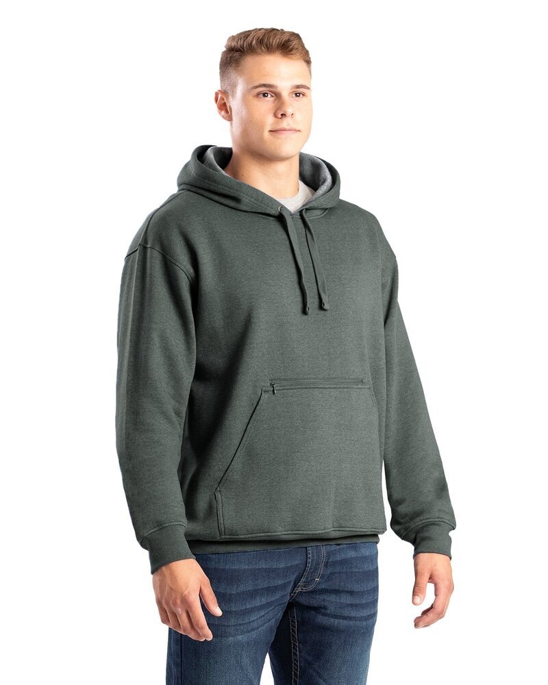 berne sp418 men's heritage zippered pocket hooded pullover sweatshirt Front Fullsize