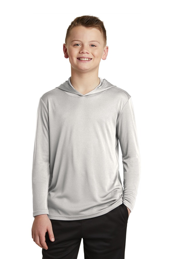 sport-tek yst358 youth posicharge ® competitor ™ hooded pullover Front Fullsize