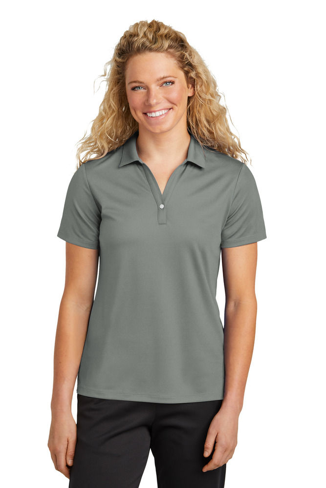 sport-tek lst740 ladies uv micropique polo Front Fullsize