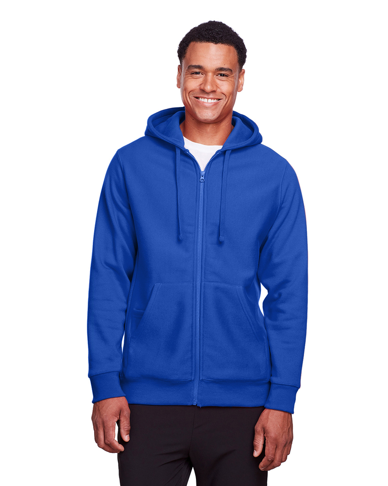 Team 365 TT95 Men's Zone HydroSport™ Heavyweight Full-Zip Hooded Sweatshirt Front Fullsize"