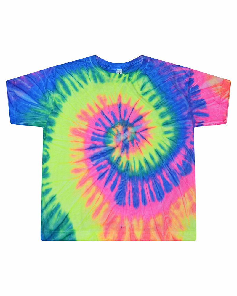 tie-dye 1050cd ladies' cropped t-shirt Front Fullsize